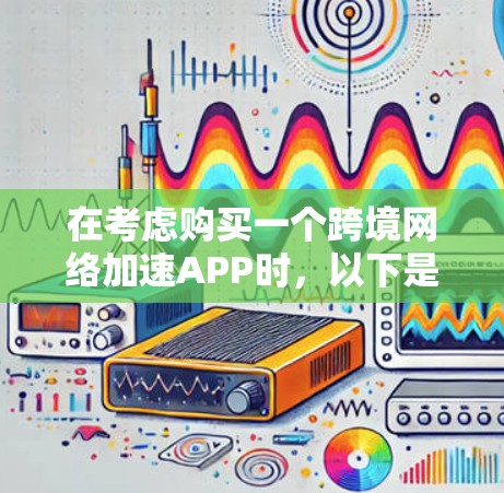在考虑购买一个跨境<strong>网络加速</strong>APP时,以下是一些关键点和建议,帮助你做出明智的选择
