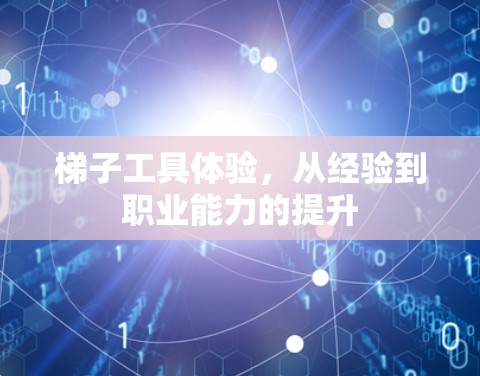 梯子工具体验，从经验到职业能力的提升