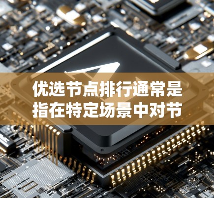 优选节点排行通常是指在特定场景中对节点进行排序或筛选,以优化资源分配、性能提升或系统运行效率。具体方法和应用场景因上下文而异,以下是一些可能的解释