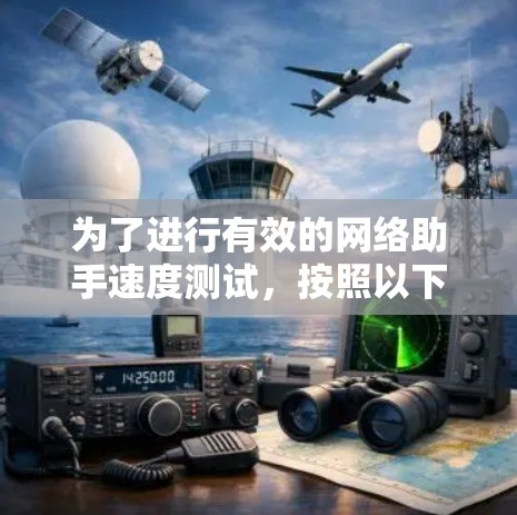 为了进行有效的网络助手速度测试,按照以下步骤进行