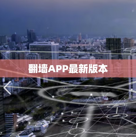 翻墙APP最新版本 翻墙APP最新版本