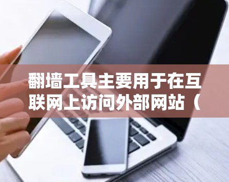 翻墙工具主要用于在互联网上访问外部网站(如目标网站)的功能工具。以下是一些常见的翻墙工具及其使用方法 翻墙工具主要用于在互联网上访问外部网站(如目标网站)的功能工具。以下是一些常见的翻墙工具及其使用方法