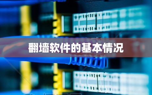 翻墙软件的基本情况 翻墙软件的基本情况