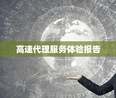 高速代理服务体验报告