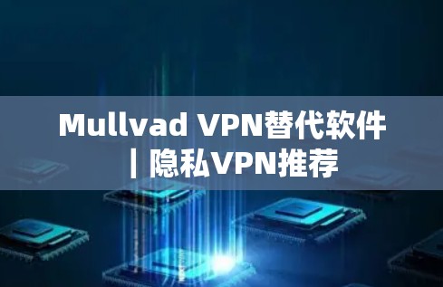 Mullvad VPN替代软件|隐私VPN推荐
