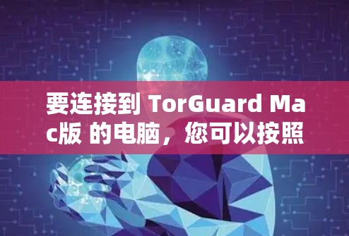 要连接到 TorGuard Mac版 的电脑,您可以按照以下步骤操作