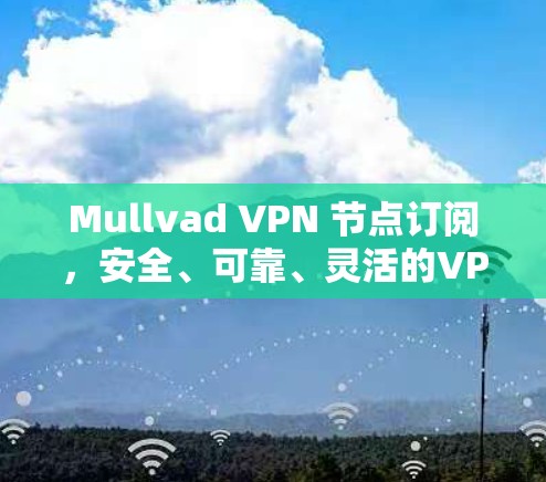 Mullvad VPN 节点订阅，安全、可靠、灵活的VPN选择