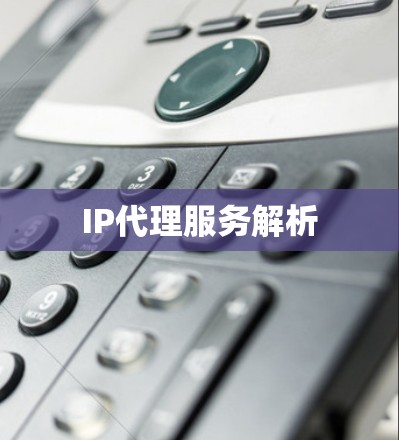 IP代理服务解析